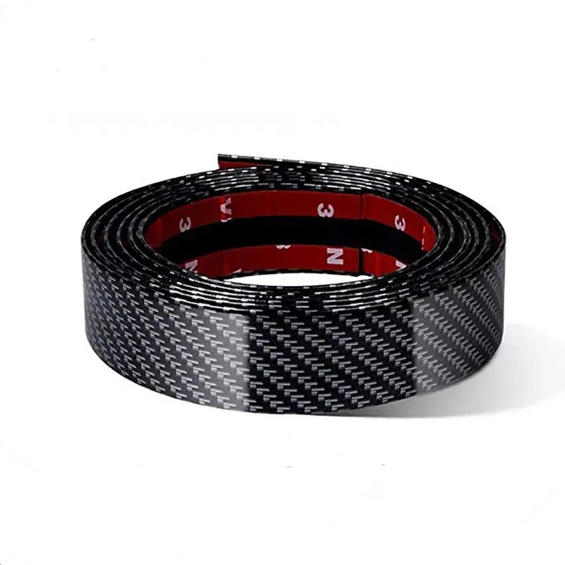 Автомобильный Дверной Бампер анти-наклейки против столкновения 3D углеродное