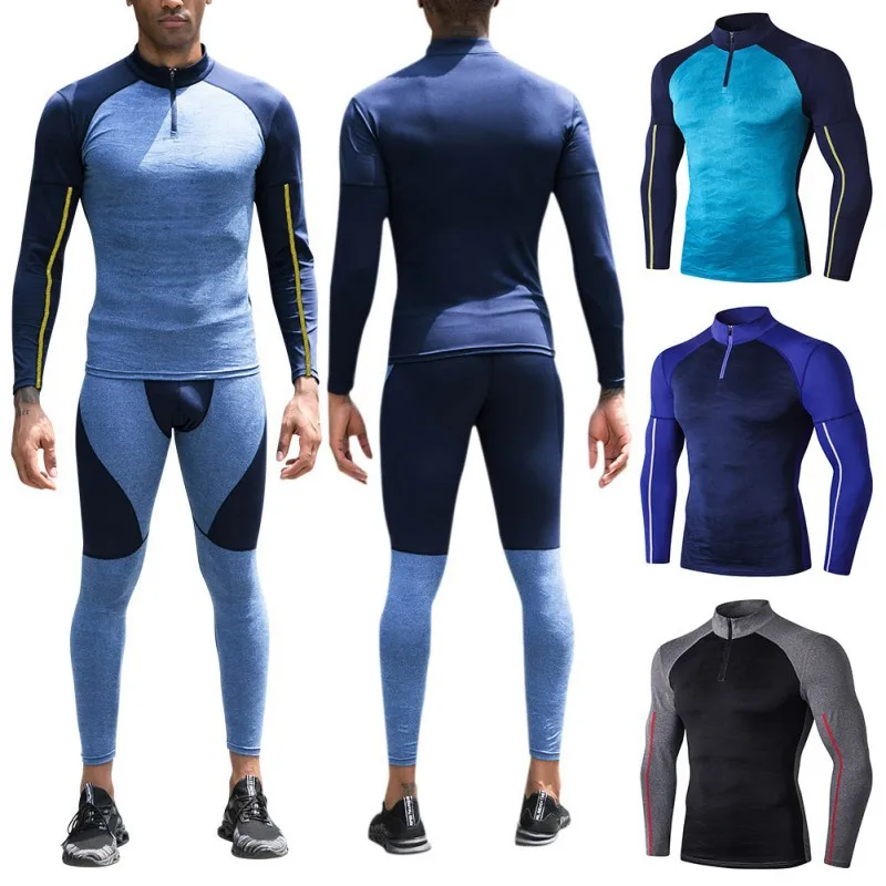 

Men Fitness Sport Men Quick Dry T-shirt Long Sleeve Sport Top Sportswear Outdoor Running Mountaineer Clothing Training Shirt