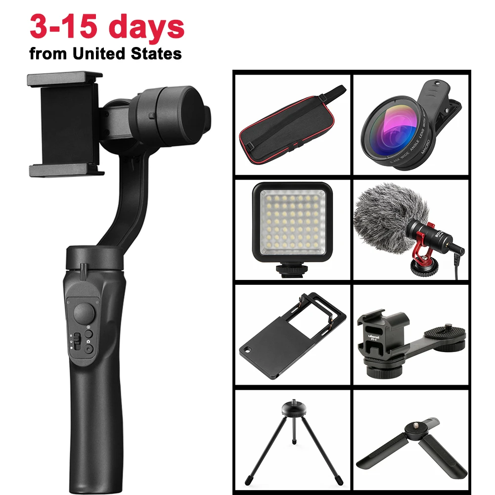3-осевой портативный смартфон Gimbal стабилизированный держатель для iPhone 11 Pro Xs Max Xr X 8 плюс samsung S9 S8 3 оси Zoom Action Камера