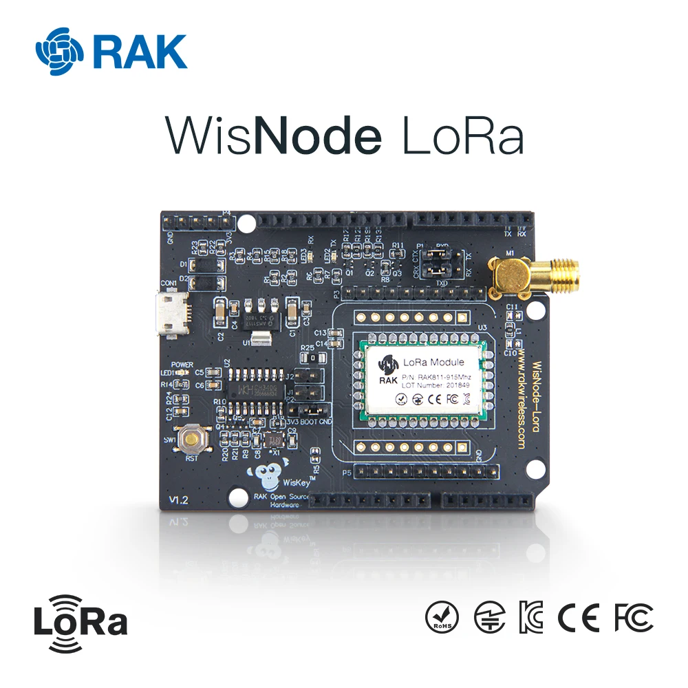 Wisknot Lora модуль IOT оборудование с открытым исходным кодом совместимая тестовая