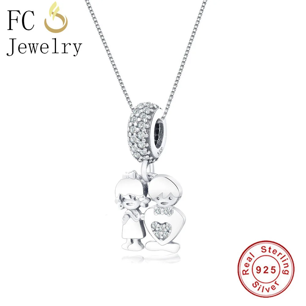 FC ювелирное изделие из стерлингового серебра 925 пробы для всей семьи мальчиков и