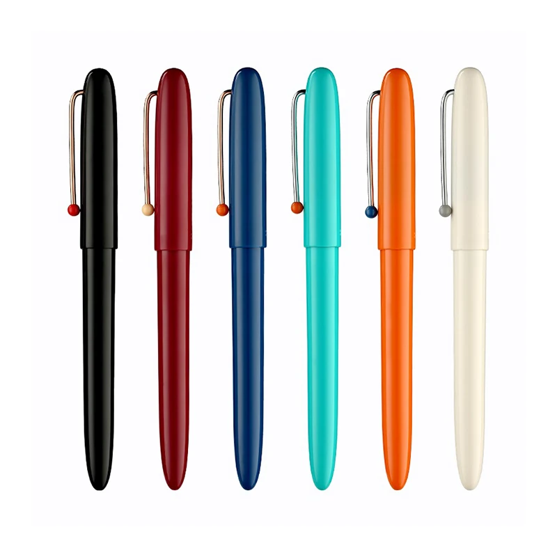 Перьевая ручка Kaco в стиле ретро с наконечником капюшоном EF Классическая цветная