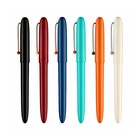 Перьевая ручка Kaco в стиле ретро с наконечником с капюшоном EF, Классическая цветная ручка со сменными чернилами для гладкого письма, подарочный набор