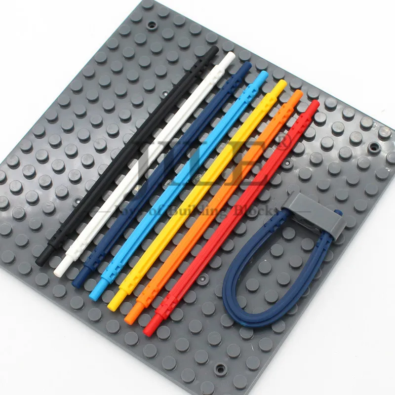 

Moc Technology Hose Soft Axle 14L 32201 DIY Building Blocks Bricks Educational Compatible Mechanical with Science Toys 112mm