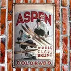 Нетбренд Aspen Колорадо горнолыжный металлический знак вывеска 3D тисненый арочный жестяной знак