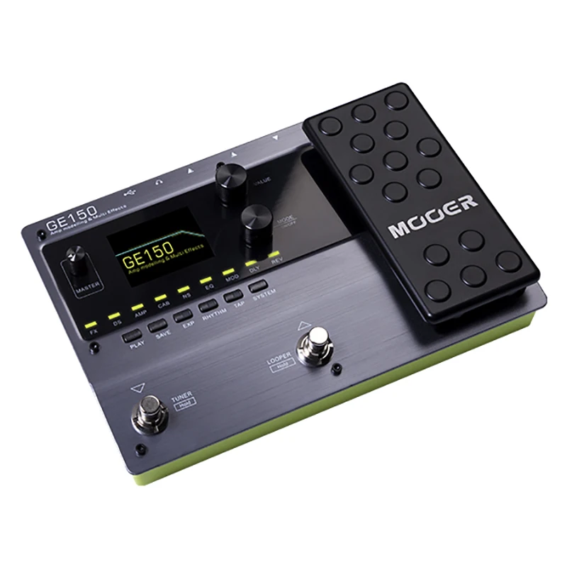 MOOER GE150 Pedal Multi-effects Pedal OTG Function Looper 151 Effects Guitar Accessories Tap Tempo Function Pedal enlarge