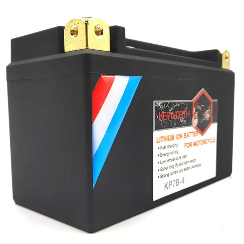KP7B 4 мотоцикл LiFePO4 стартер Батарея 12V 4Ah литий железо CCA 260A фосфатный для