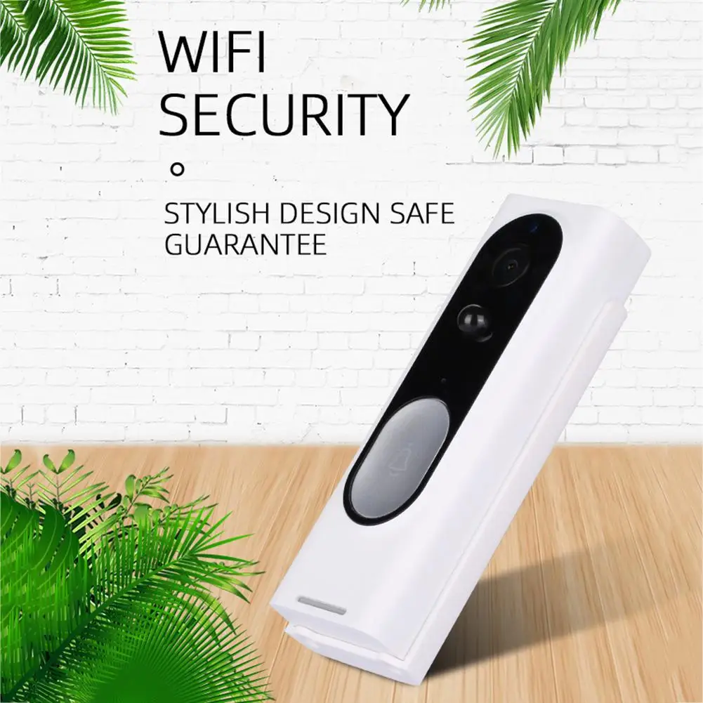 

Высококачественный умный Wi-Fi Видеозвонок камера визуальный домофон с сигналом ночного видения IP дверной звонок беспроводная домашняя каме...
