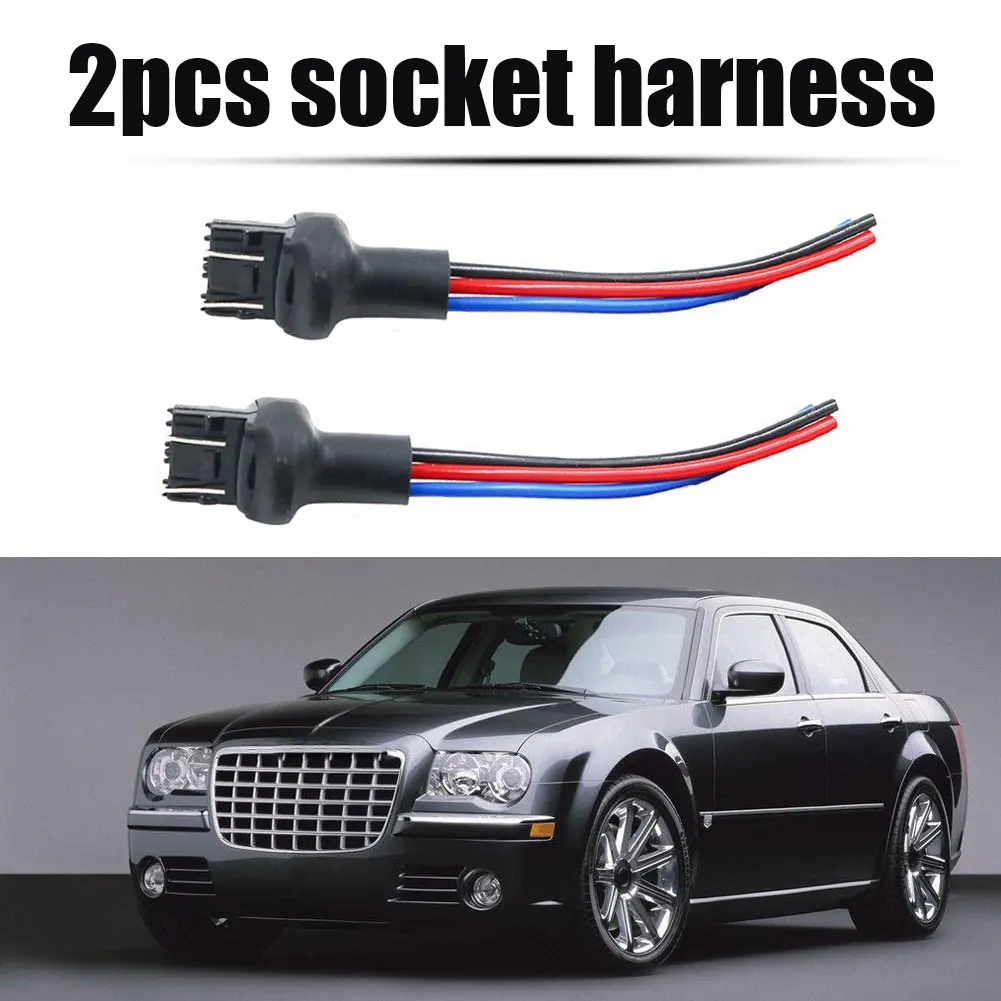2pcs 7443 T20 Bulb Connector Male Adapter for Car Turn Signal Socket | Автомобили и мотоциклы
