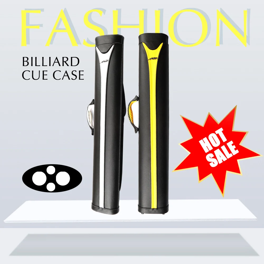 Чехол для бильярдного кия 4 и 6 отверстий 2 цвета на выбор желтая белая бильярдная