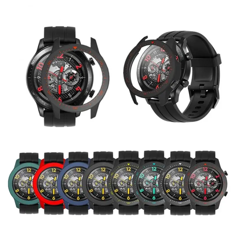 

Подходит для Realme Watch S Pro, ульсветильник разноцветный защитный чехол из поликарбоната для занятий спортом, защитная рамка, чехол, бампер, аксе...