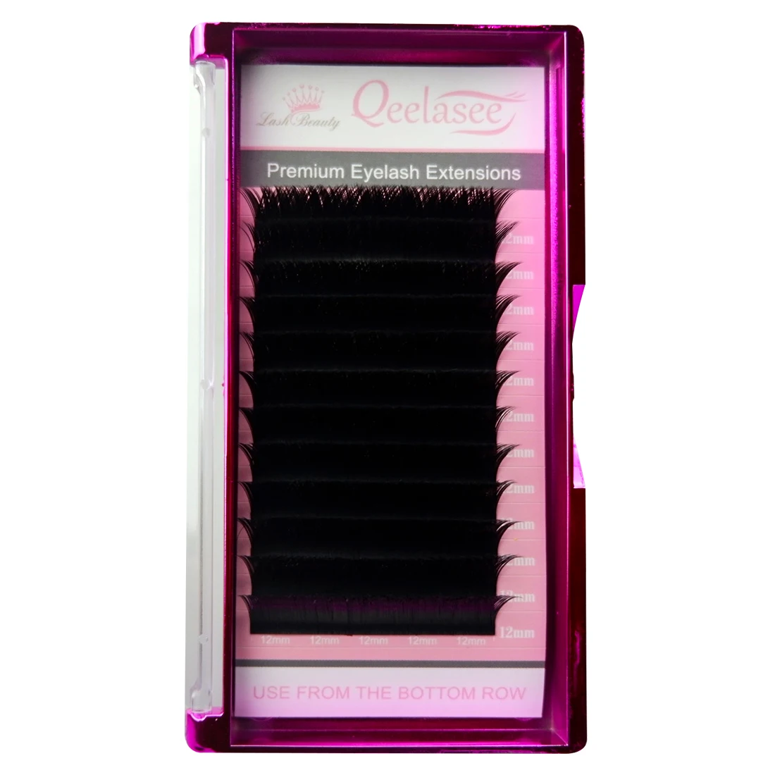 Qeelasee V Shape Ellipse плоские ресницы для наращивания V-образная форма | Красота и