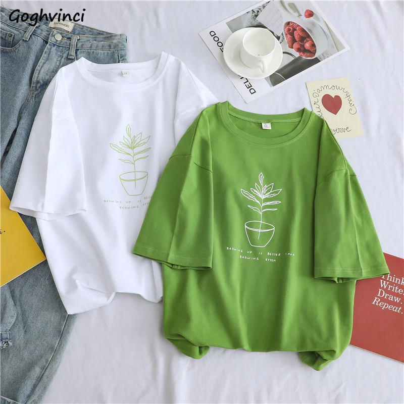 

T-shirts Women Plus Size 3XL Loose BF Couples Summer Oversize Short Sleeves All-match Streetwear Korean Style Harajuku Trendy