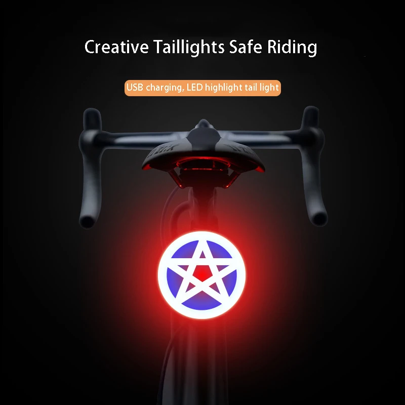 

KINGSEVEN Waterproof Bicycle Cycling Lights Taillights LED Safety Warning Bicycle Lights Bicycle Tail Bicycle Accessories Light