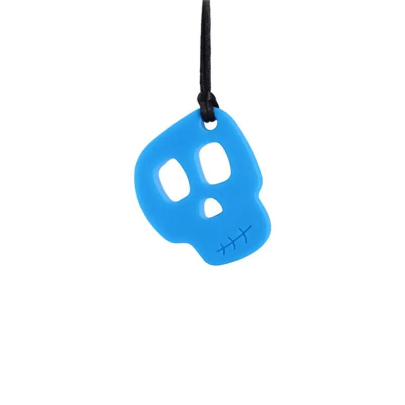 

Autistic Baby Silicone Teether Sensory Chewing Pendant Necklace Teething Toy C6UF