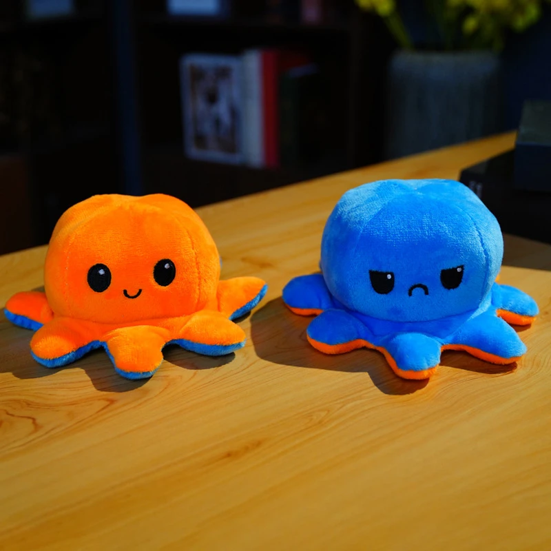 Офисная игрушка estallарло Pop it one happy sad octopus polvo pulpo 20 см|Талисман| |