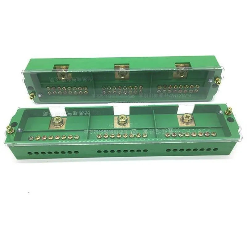 3-в-1 24-выходная Трехфазная 24-бытовая распределительная коробка заземление провод