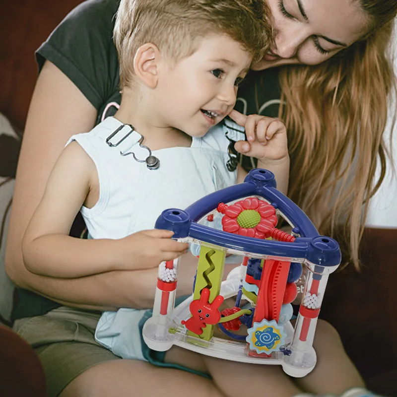 

Baby Development, Cube Toys,Rattle ToyEarly Educational Toys for 0-12 Month Baby Infant, Newborn
