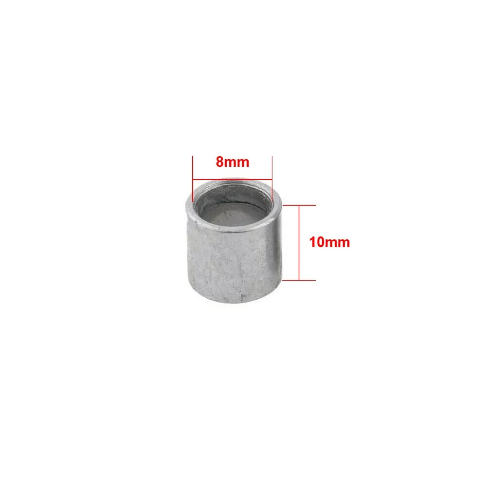 

4/8 Pcs 10mm Long Alloy Bearing Spacer For Scooter Or Skateboard Four-Wheels Inner Diameter 8mm ID Double Rocker Sleeve Holder