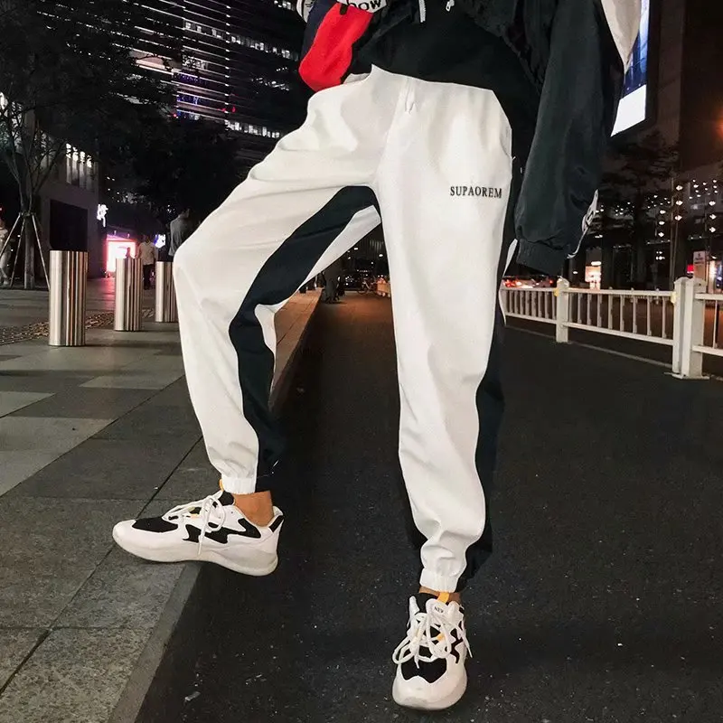 Летние Новые мужские повседневные штаны в японском стиле трендовые брюки с