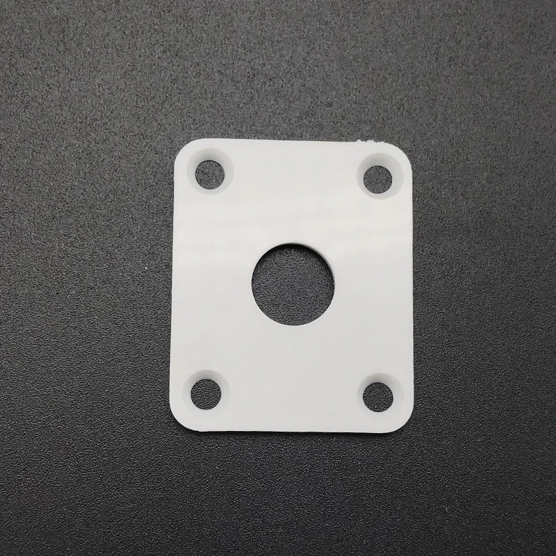 12/200 шт помято Электрогитары 6 35 мм Выход разъем квадратный Пластик пластина для LP