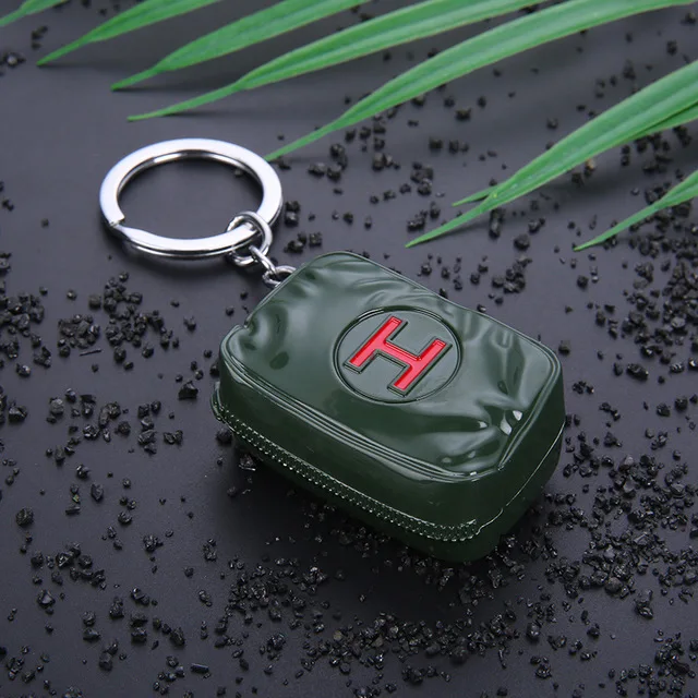 Брелок с рисунком из игры бомба оружие Модель подвеска для ключей мусор граната