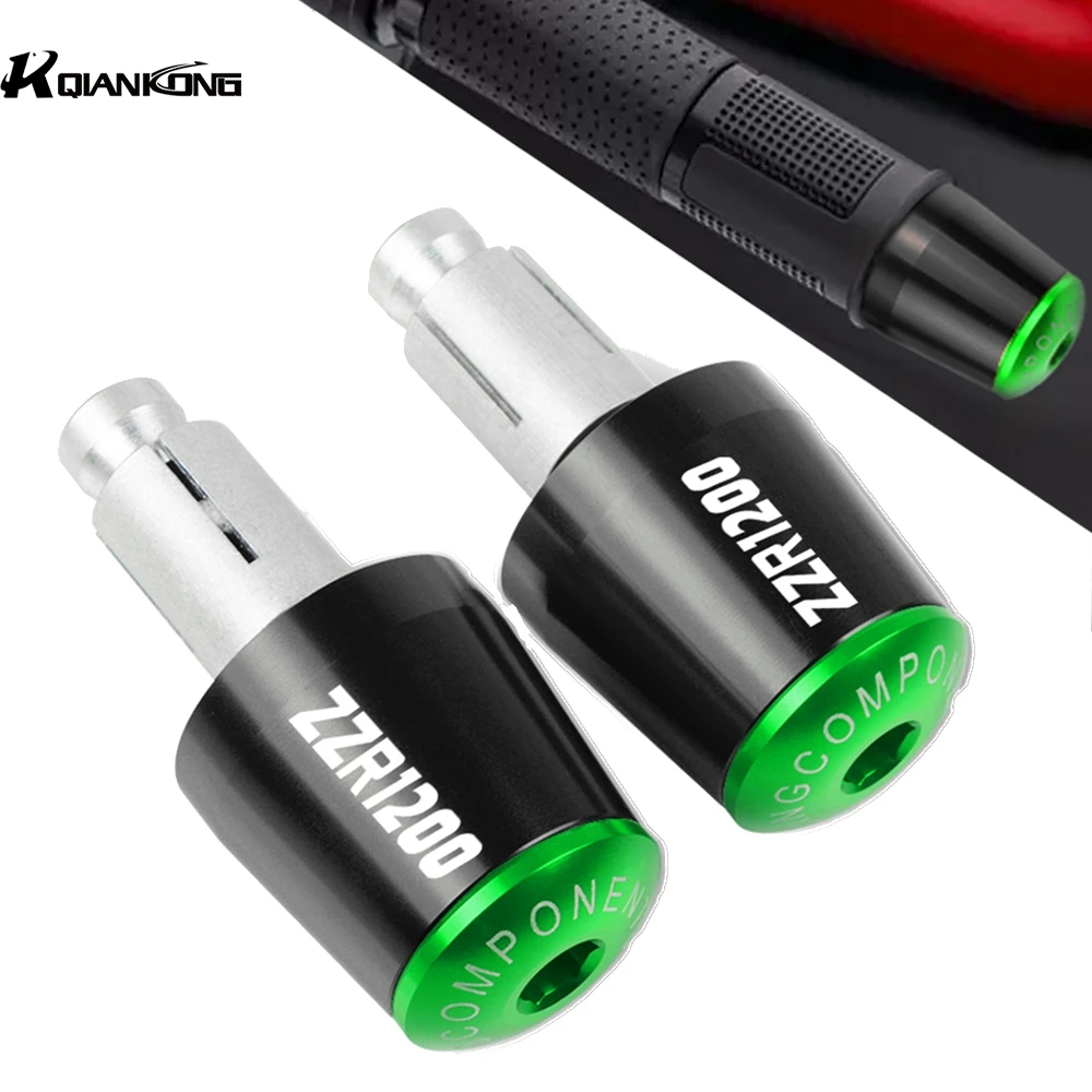 

CNC Motorcycle Hand Bar End Handlebar Handle Grips Cap For Kawasaki ZZR1200 ZZR 1200 2001 2002 2003 2004 2005 2006 2007 2008 09