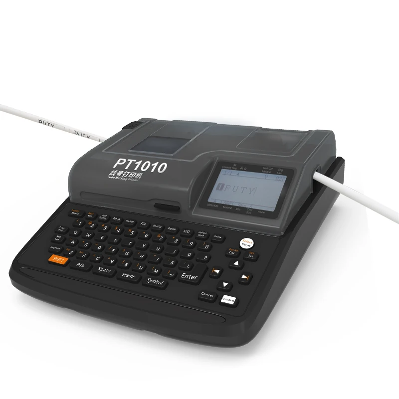 

PT1010 thermal transfer technology cable label printer