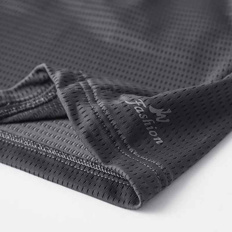 

Men's Summer Casual Shorts Plus Size L-8XL Daily Breathable Mesh Running Men Black Nylon Spandex Sweat Comfortable Male Shorts
