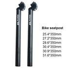 Подседельный штырь для велосипеда 25,4 27,2 28,6 30,4 30,9 31,6 350 мм для MTB, дорожного, горного велосипеда, сиденья с фиксированной шестерней, трубчатые велосипедные детали