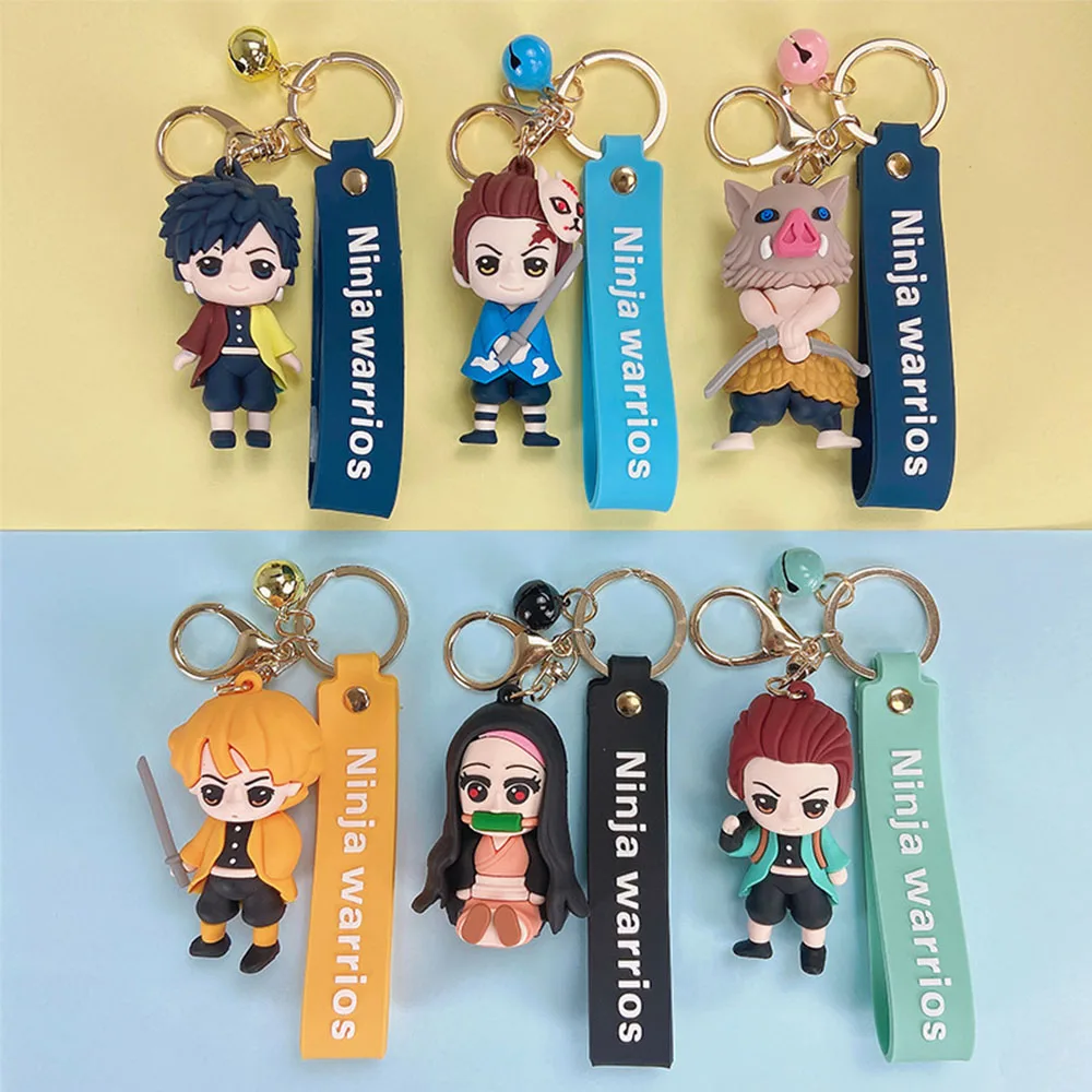 Аниме Демон Истребительница брелок мультфильм Kimetsu без Yaiba фигурка Tanjirou кулон