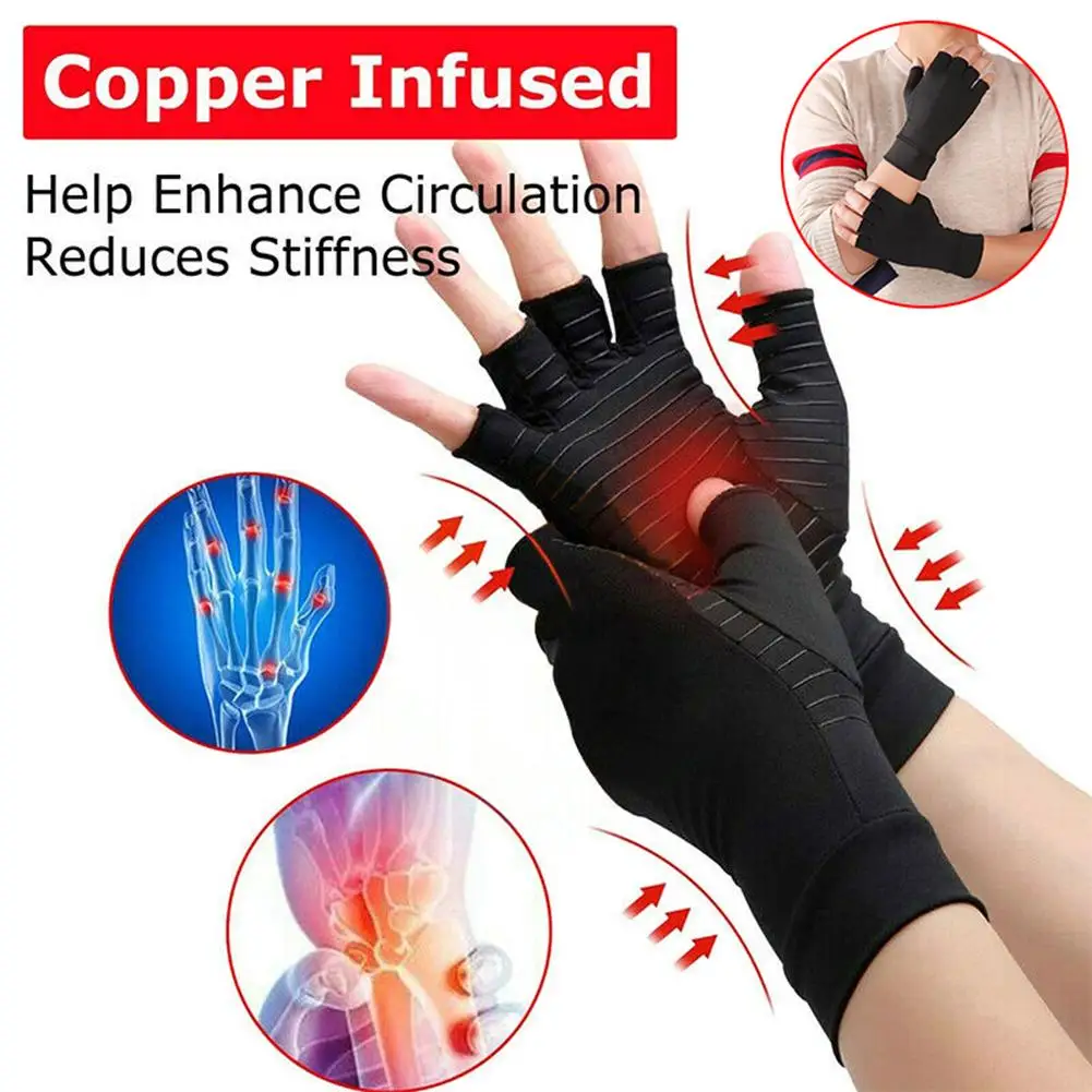 1 пара компрессионных перчаток для поддержки суставов терапевтические перчатки