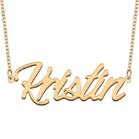necklace with name kristin for his her family member best friend birthday gifts on christmas mother day valentines day
