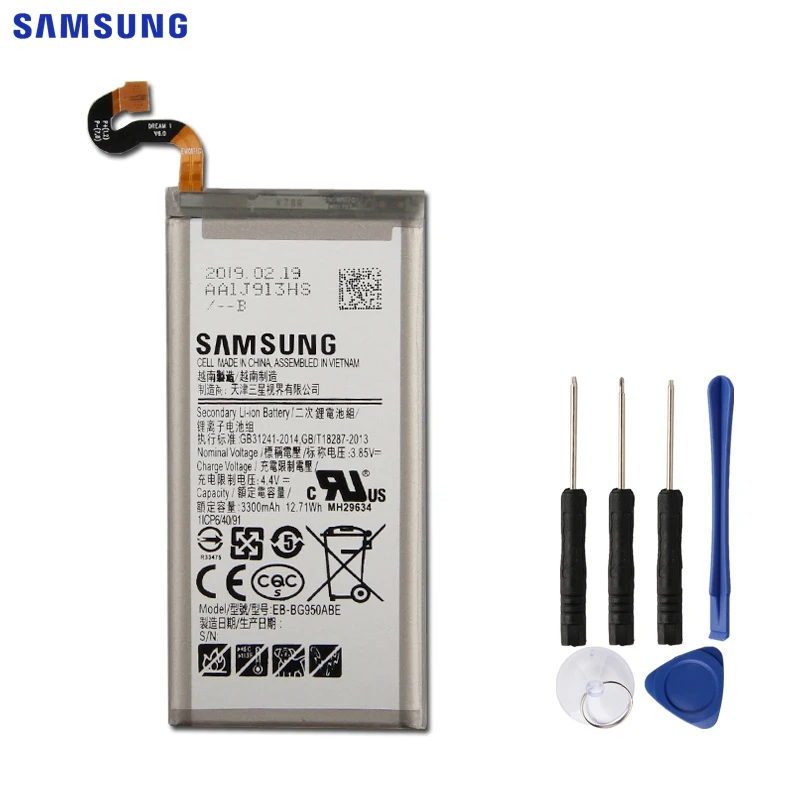 Samsung сменный аккумулятор EB-BG950ABE для samsung GALAXY S8 G9508 G9500 G950U SM-G9508 проект мечта EB-BG950ABA