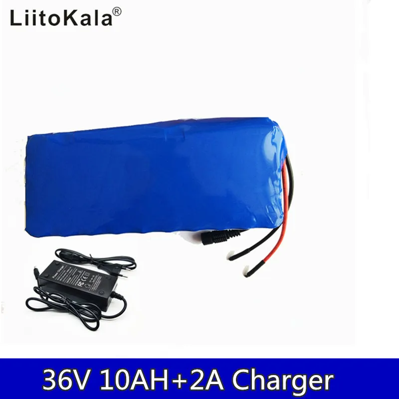 Liitokala 36 V 10ah высокоемкая литиевая батарея+ включает 42 V 2A chager