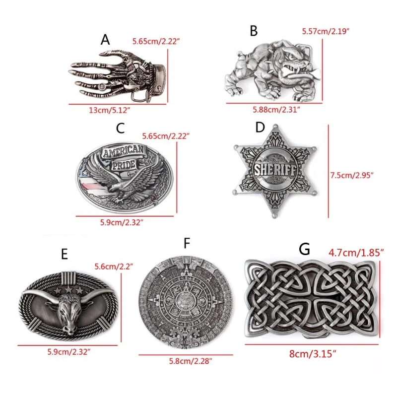 

Vintage Fashion Western Keltic Knot Belt Buckle Cowboy Belt Buckle for Men Retro Cool Cowboy Native American Belt Buckle