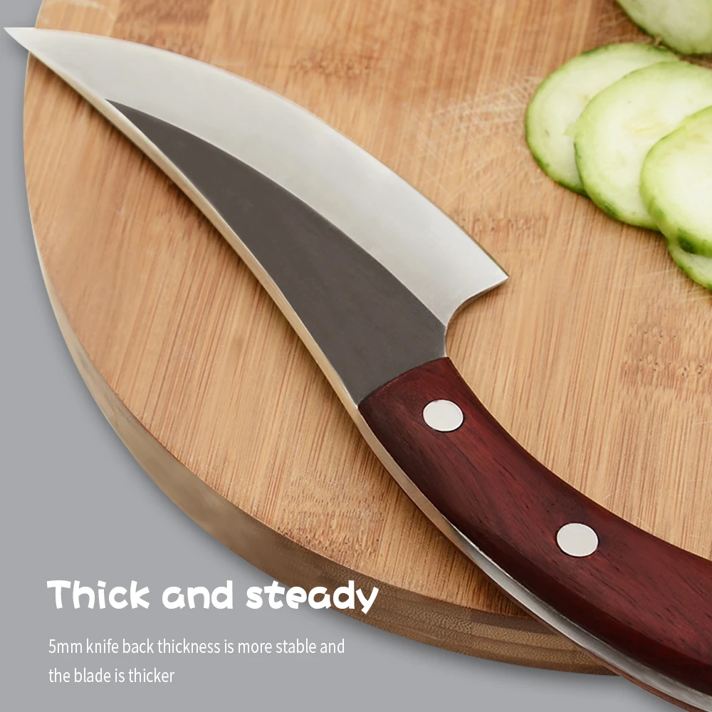 XYj ручная работа 5 дюйма кованый нож для кемпинга мяса кухни мяса|Кухонные ножи| |
