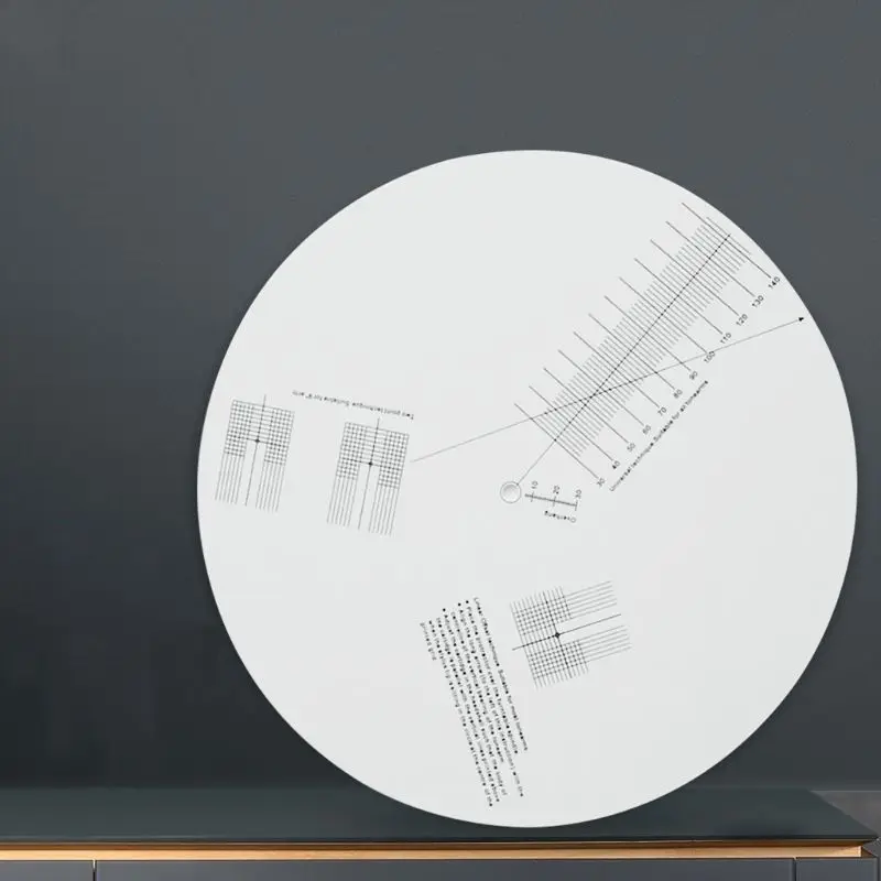 Противоскользящая LP виниловая запись Калибровочная пластина измеритель угломер