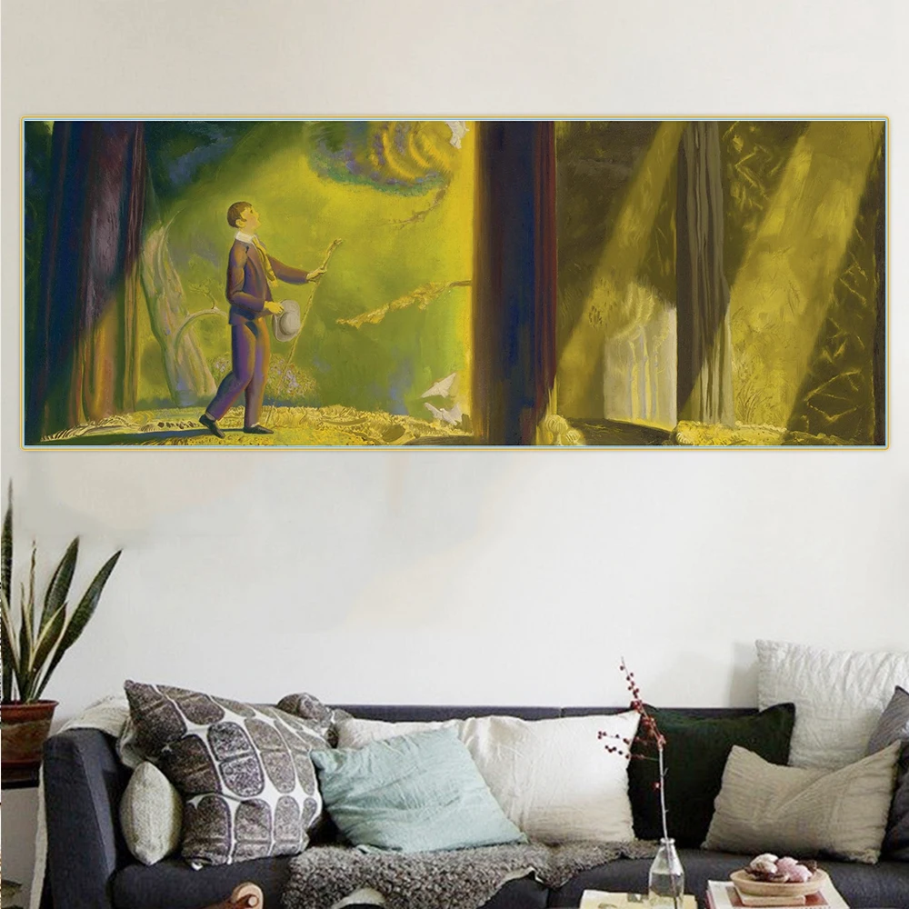 Цитон Джордж Bellows journey путешествие молодежи Canvas Холст Картина маслом пепел может