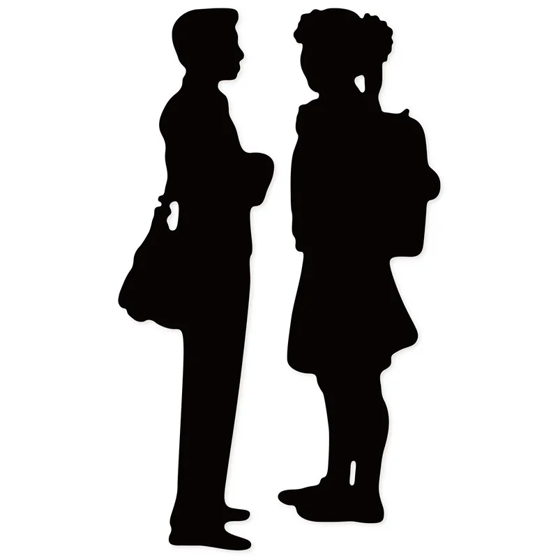 Swovo парный студенческий мальчик девочка металлические режущие штампы трафарет