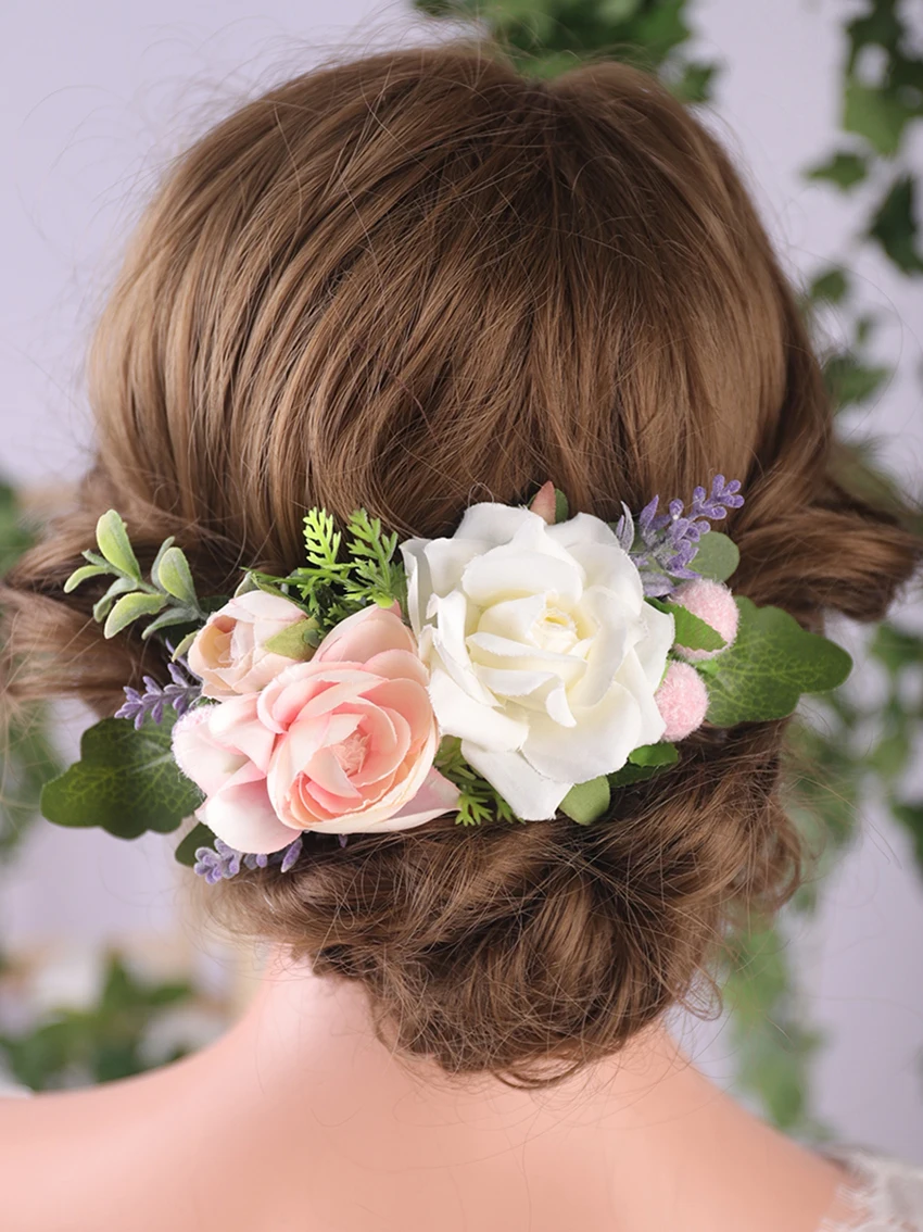 Гребень для волос в богемном стиле свадебные аксессуары головной убор ручной