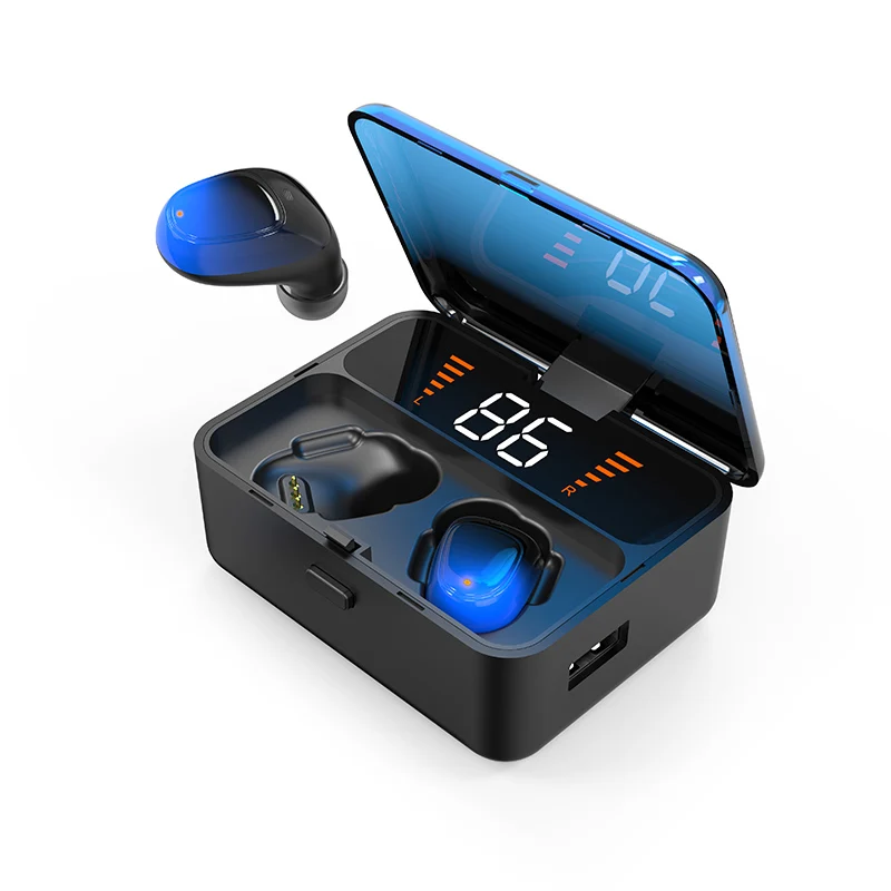 ES01 True Беспроводной наушники с зарядный чехол Bluetooth спроектированы для самого