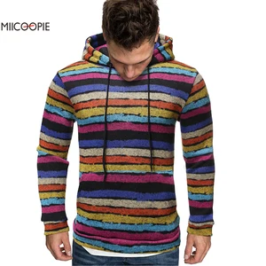 Miicoopie 2019 мужская толстовка с капюшоном красочный пуловер худи с принтом мужская одежда