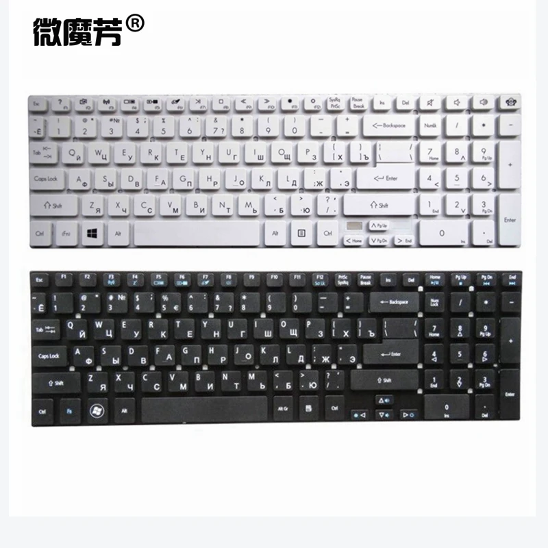 Русская клавиатура для ноутбука Acer для Aspire V3-571G V3-571 V3-551 V3-551G V3-731 V3-771 V3-771G RU - изображение