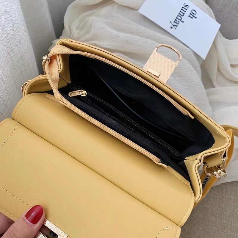 Новинка 2020 модная женская сумочка в стиле ретро широкий наплечный ремень сумка