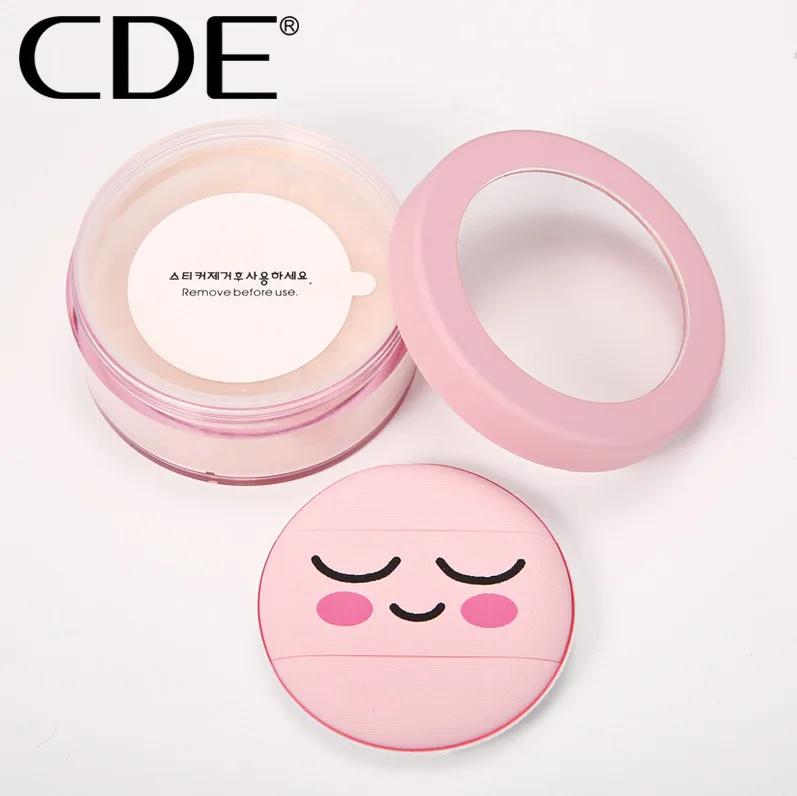 Набор для макияжа розовый персик контроль жирности матовая рассыпчатая пудра