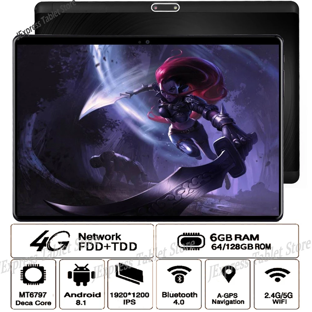 По выгодной цене Android 8 1 2019 DHL Бесплатная доставка набор из 10 дюймовый планшет 1920 *