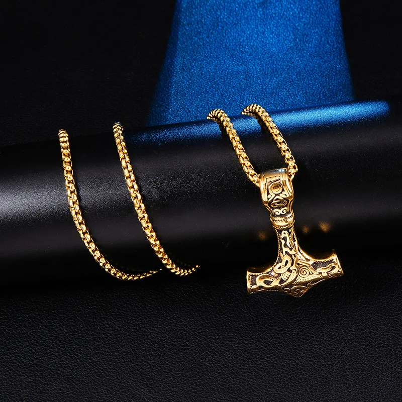 Мужская подвеска Хип хоп ожерелье из нержавеющей стали никогда не выцветает