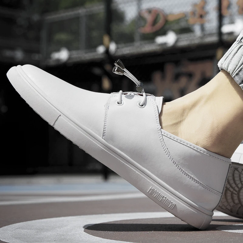 Мужская обувь из натуральной кожи Модные повседневные удобные лоферы Уличная