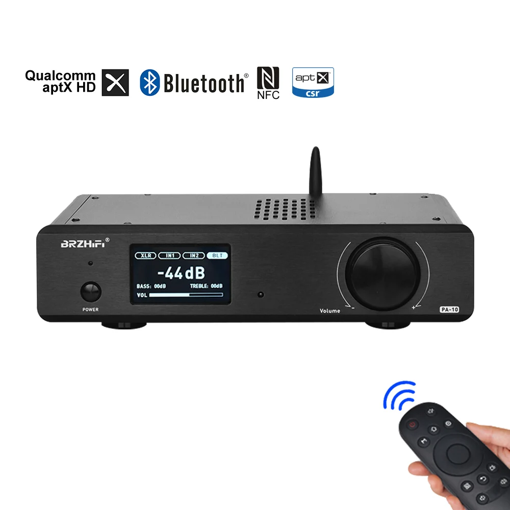 Усилитель звука BRZHIFI Bluetooth 5 0 70 Вт * 2 класс AB каналов стерео усилитель аудио
